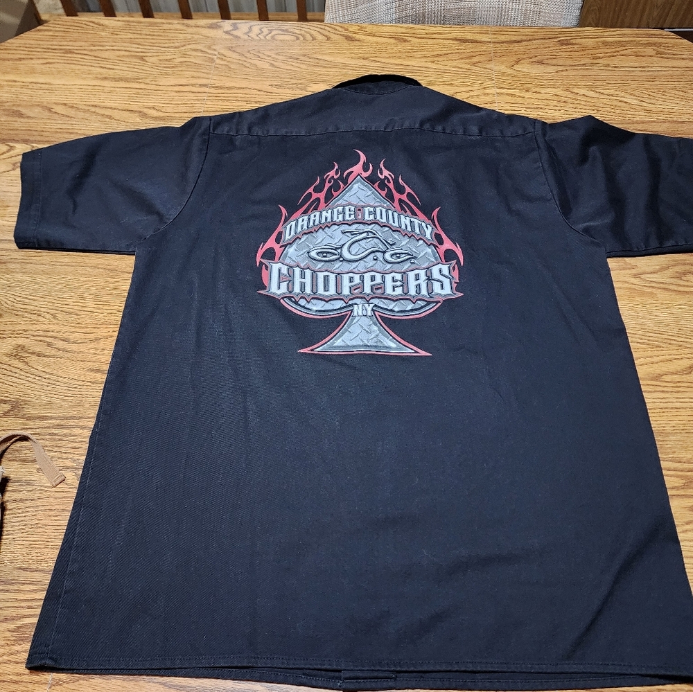 Orange County Choppers Button Up Shirt XL